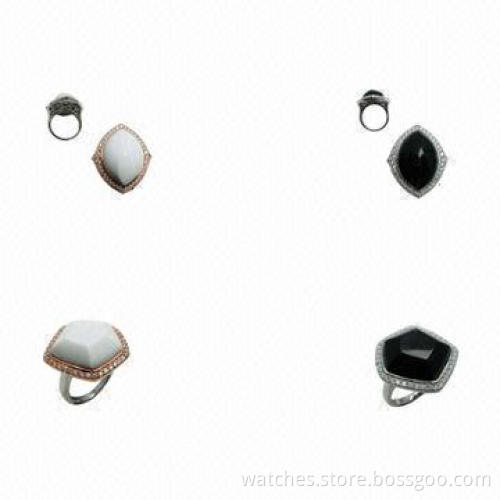 2014 Fashion Silver Stone Ring, OEM/ODM Orders Welcomed, Fine Personalized Jewelry for Women